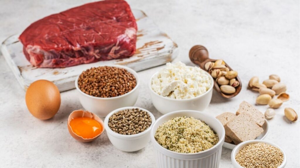 Nguồn protein động vật và thực vật trong chế độ ăn